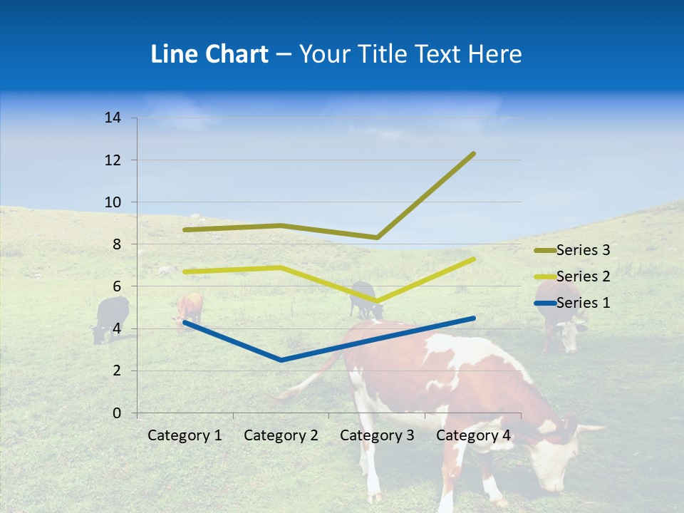 View Scenery Grassland PowerPoint Template