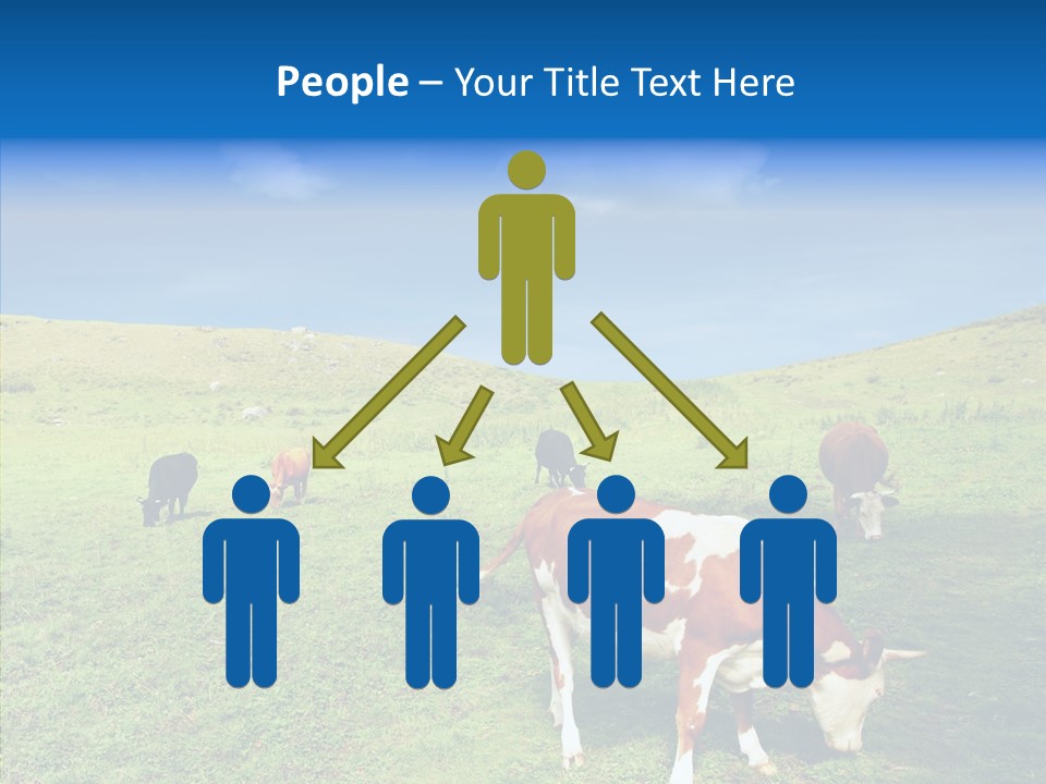 View Scenery Grassland PowerPoint Template