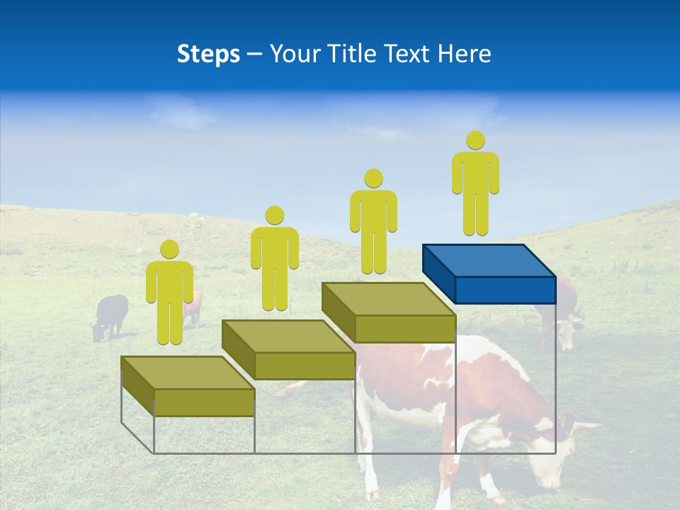View Scenery Grassland PowerPoint Template