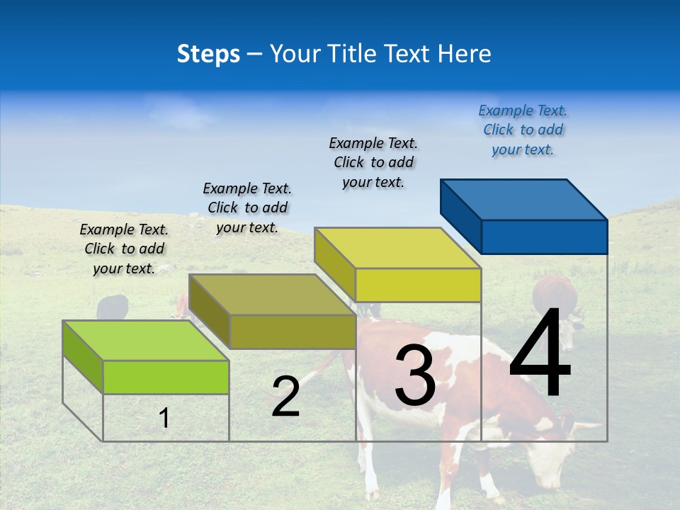 View Scenery Grassland PowerPoint Template