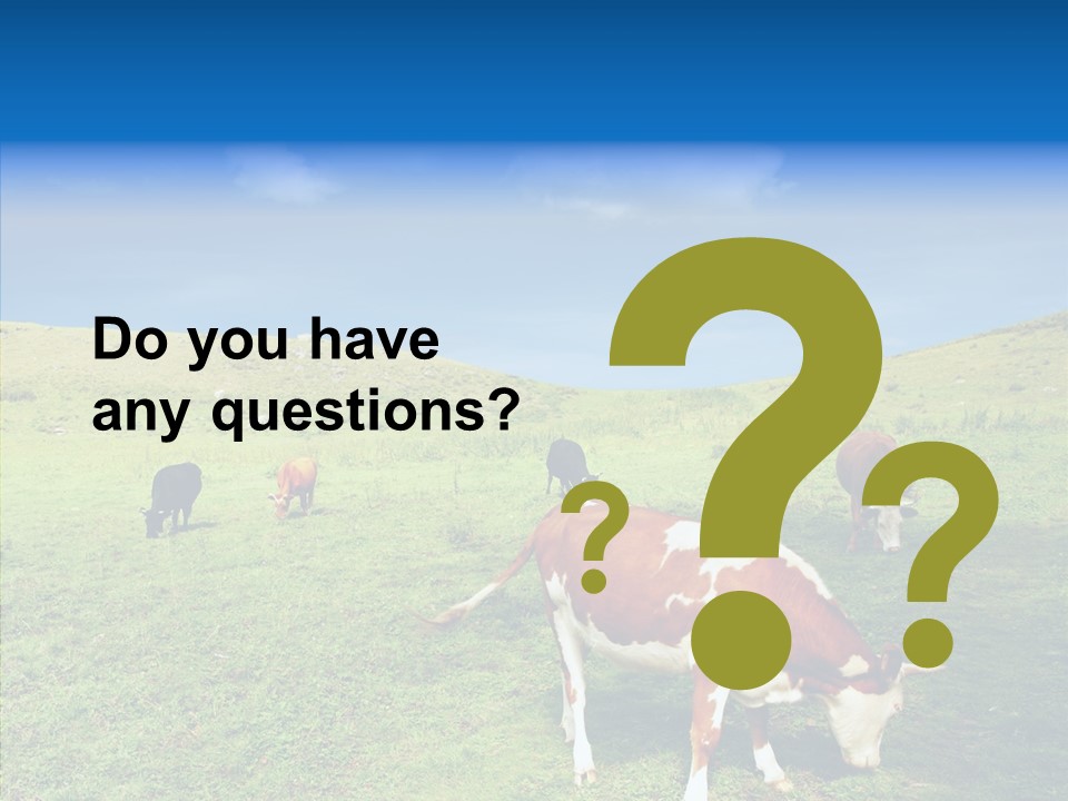 View Scenery Grassland PowerPoint Template