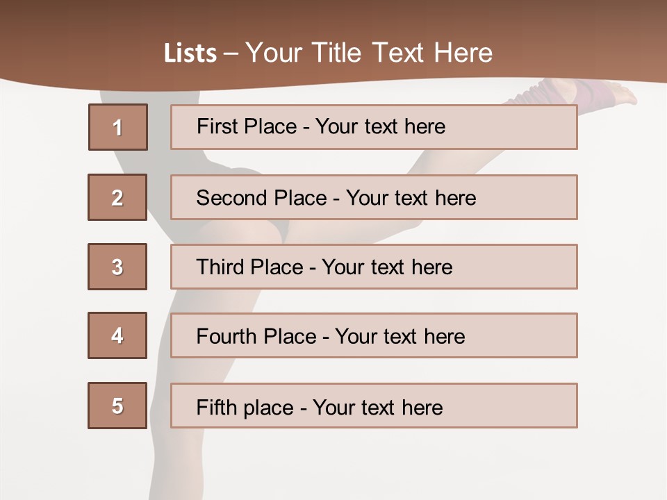Hip Hop Balance Posing PowerPoint Template
