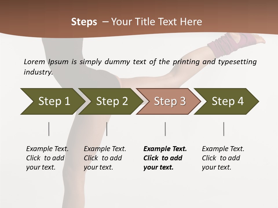 Hip Hop Balance Posing PowerPoint Template