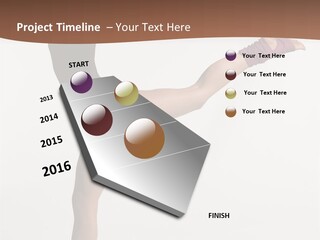 Hip Hop Balance Posing PowerPoint Template