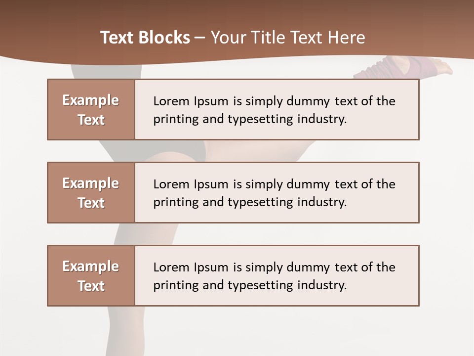 Hip Hop Balance Posing PowerPoint Template