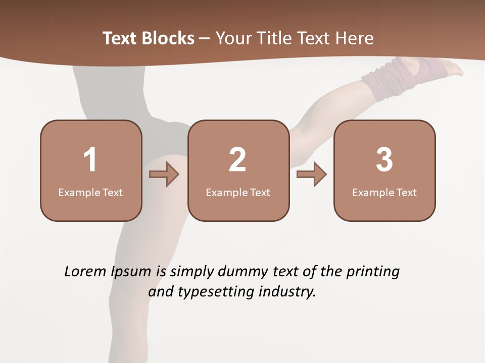 Hip Hop Balance Posing PowerPoint Template