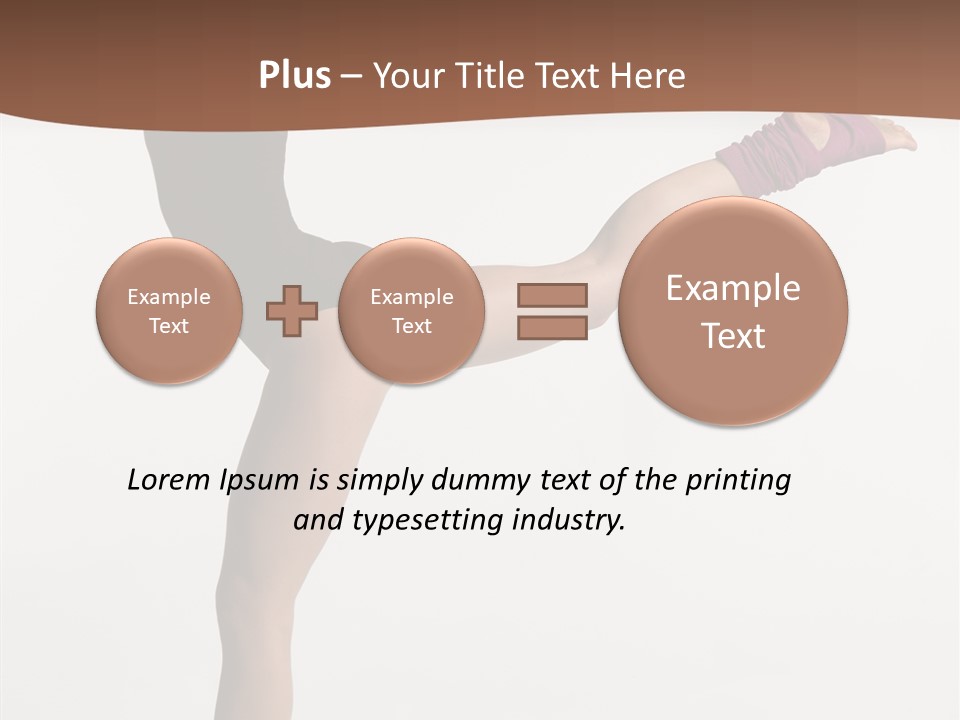 Hip Hop Balance Posing PowerPoint Template