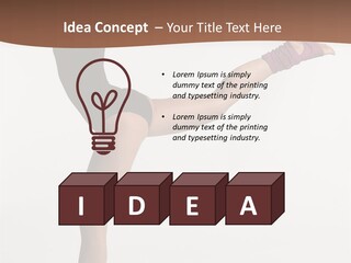 Hip Hop Balance Posing PowerPoint Template