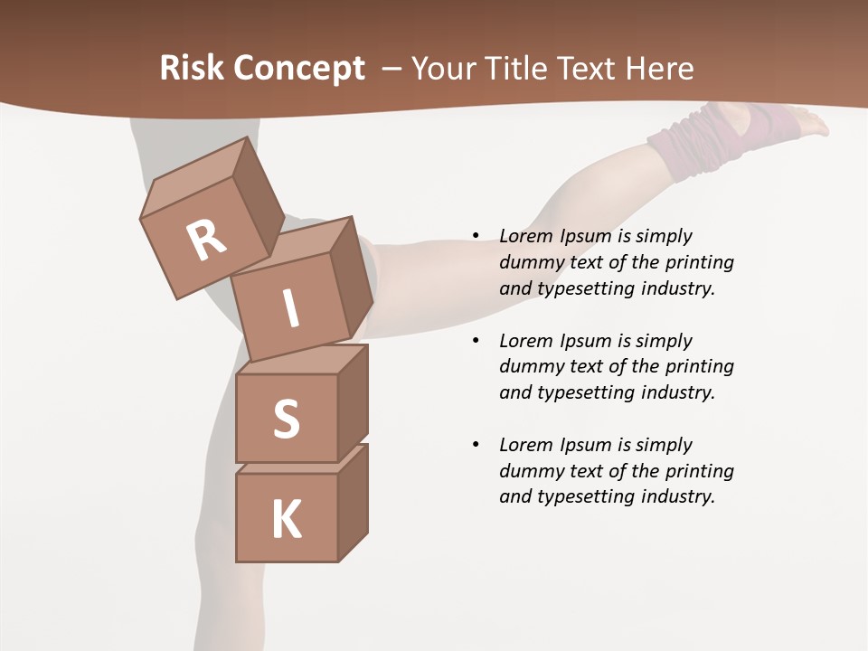 Hip Hop Balance Posing PowerPoint Template