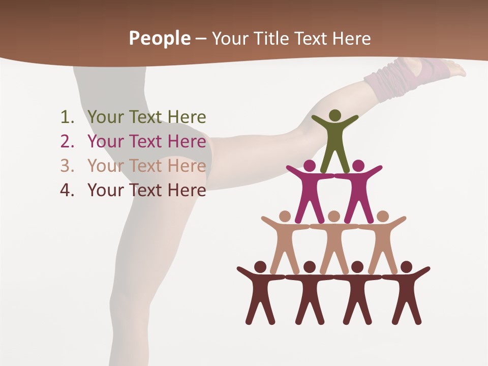 Hip Hop Balance Posing PowerPoint Template