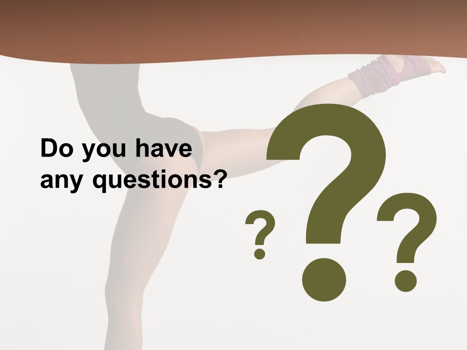 Hip Hop Balance Posing PowerPoint Template