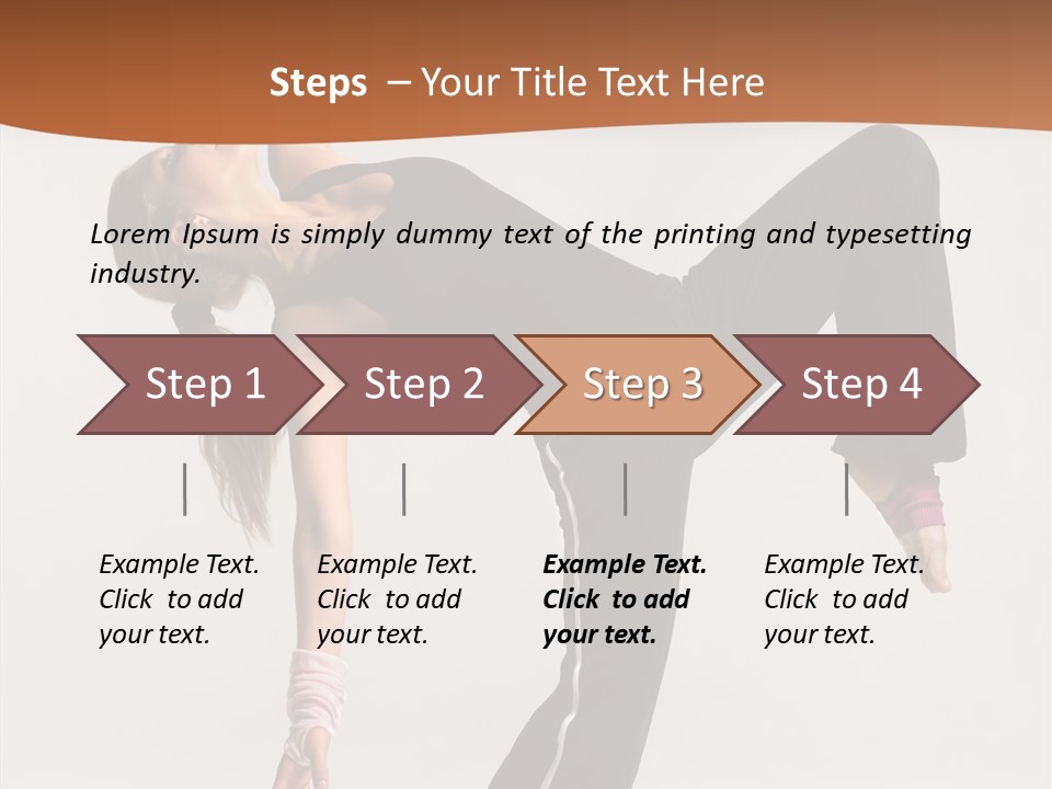Breakdance Adolescence Hip PowerPoint Template