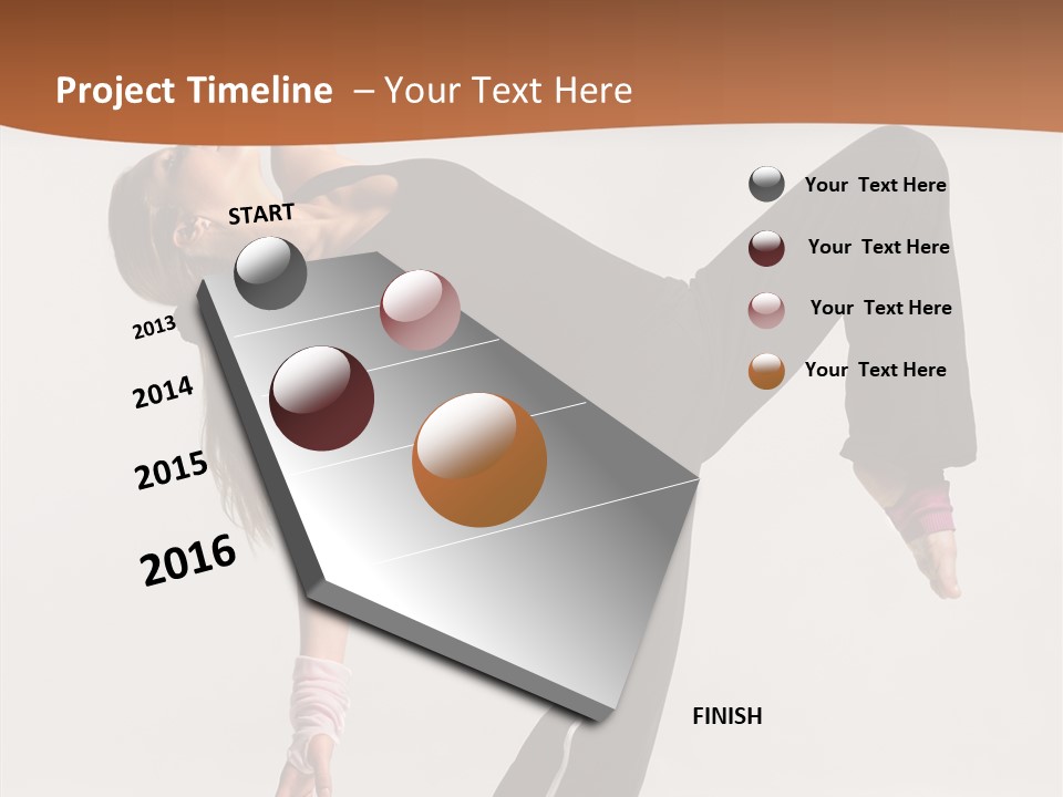 Breakdance Adolescence Hip PowerPoint Template