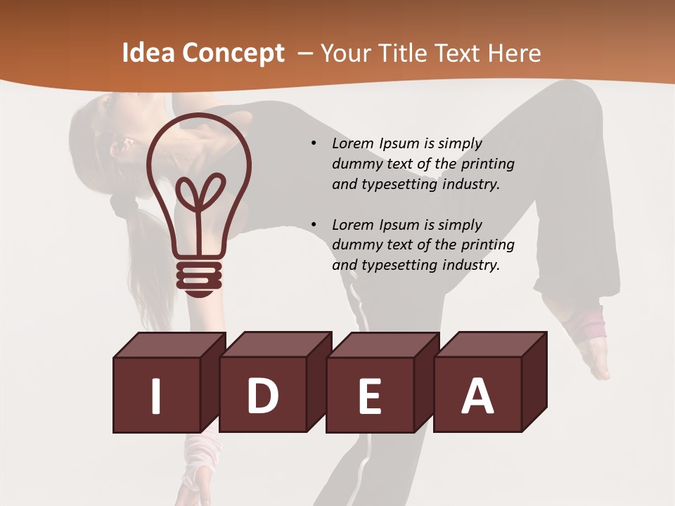 Breakdance Adolescence Hip PowerPoint Template