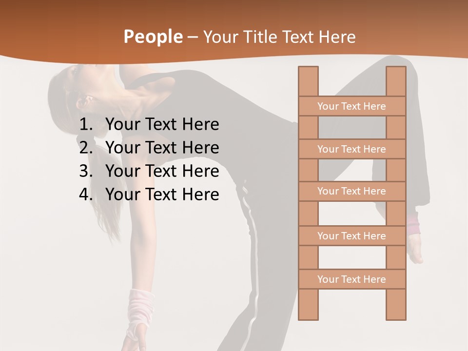 Breakdance Adolescence Hip PowerPoint Template