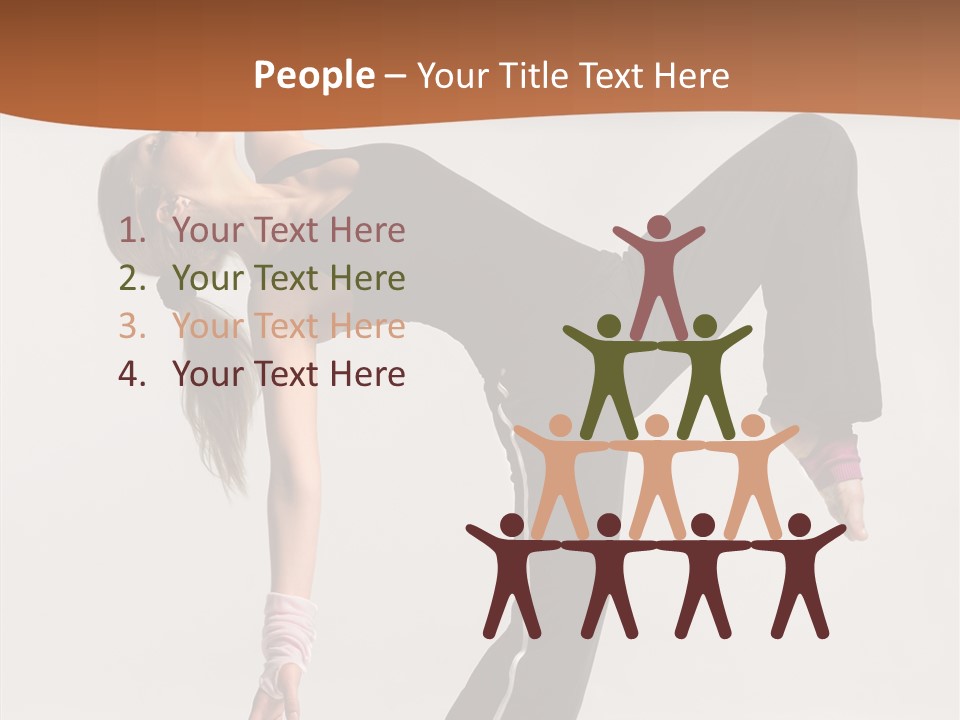 Breakdance Adolescence Hip PowerPoint Template