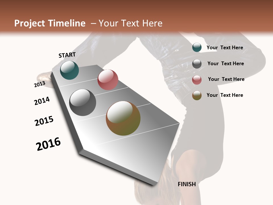 Sport Posing Move PowerPoint Template