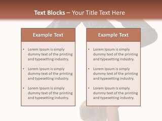 Sport Posing Move PowerPoint Template