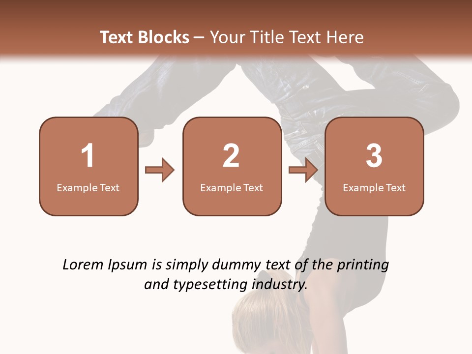 Sport Posing Move PowerPoint Template