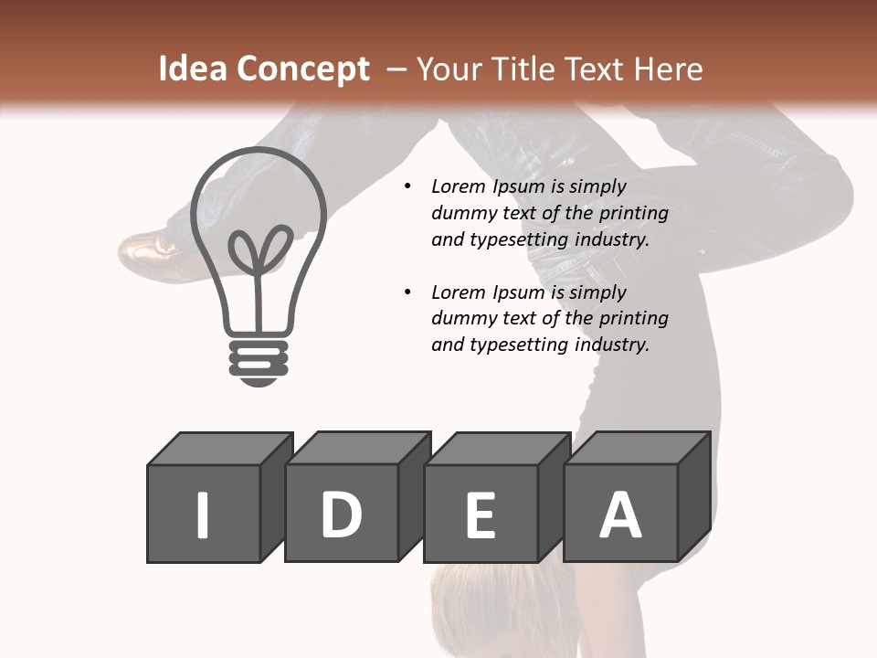 Sport Posing Move PowerPoint Template