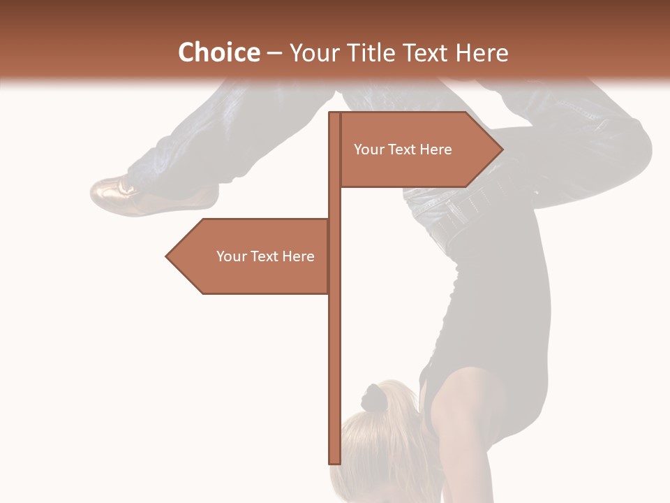 Sport Posing Move PowerPoint Template