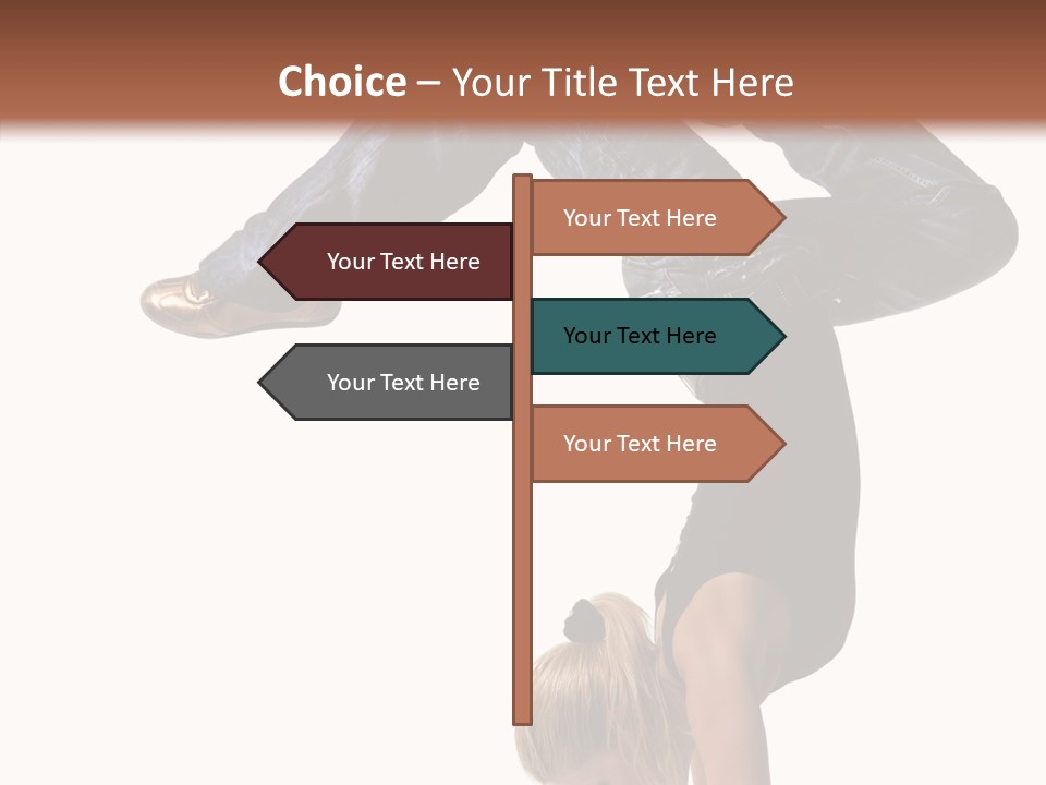 Sport Posing Move PowerPoint Template