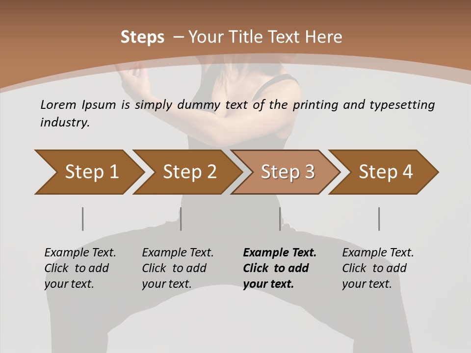 Modern Fitness Move PowerPoint Template