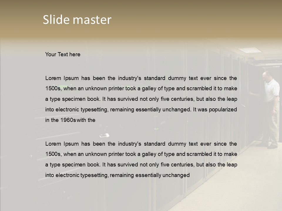 Cabinet Operations Drive PowerPoint Template