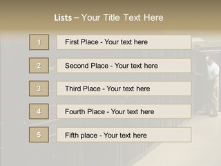 Cabinet Operations Drive PowerPoint Template