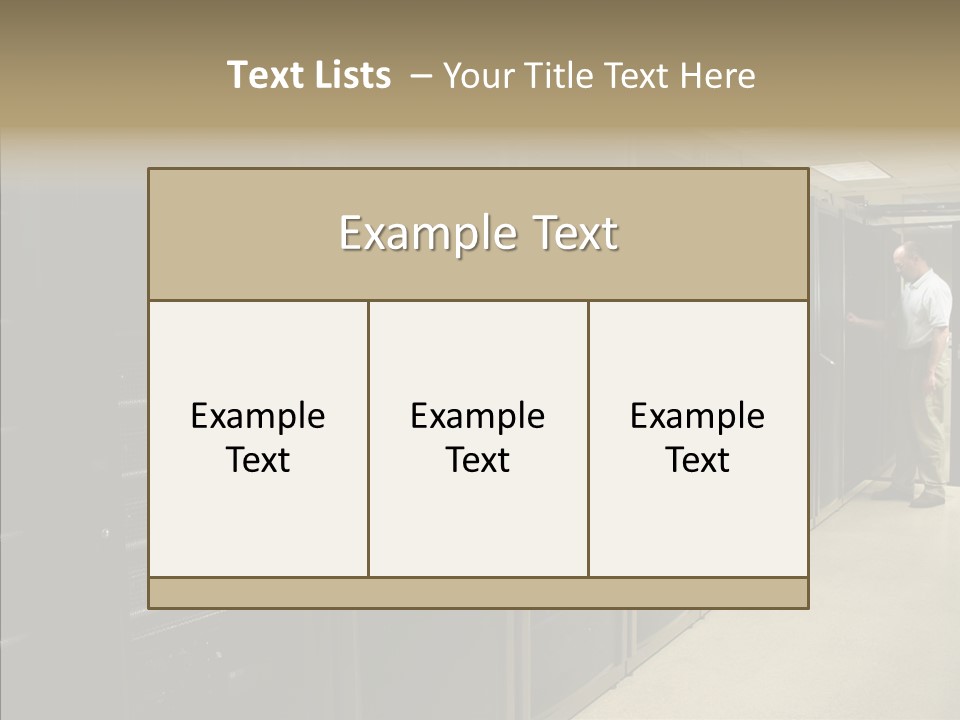 Cabinet Operations Drive PowerPoint Template
