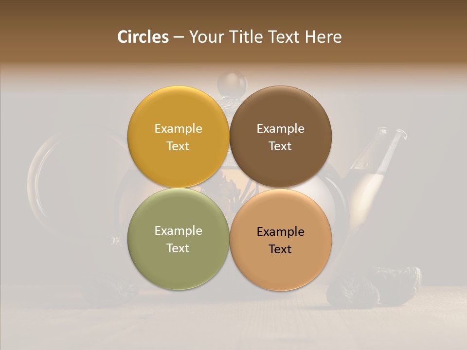 Pot Bush Lotus PowerPoint Template