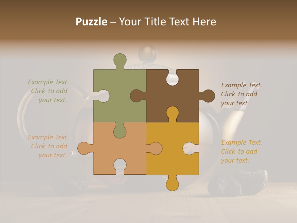 Pot Bush Lotus PowerPoint Template