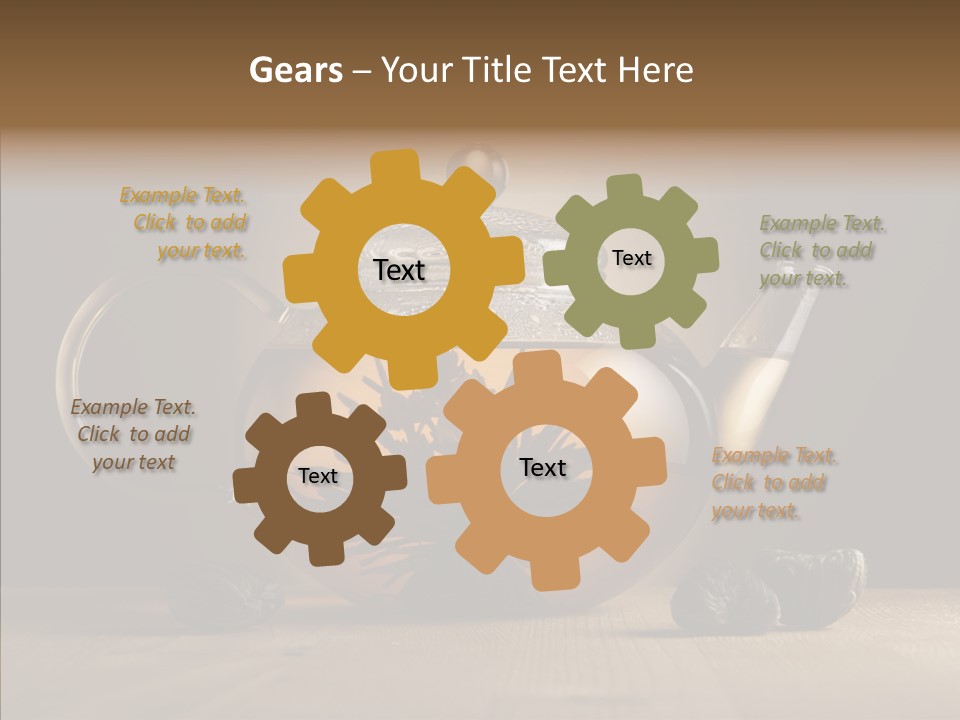 Pot Bush Lotus PowerPoint Template