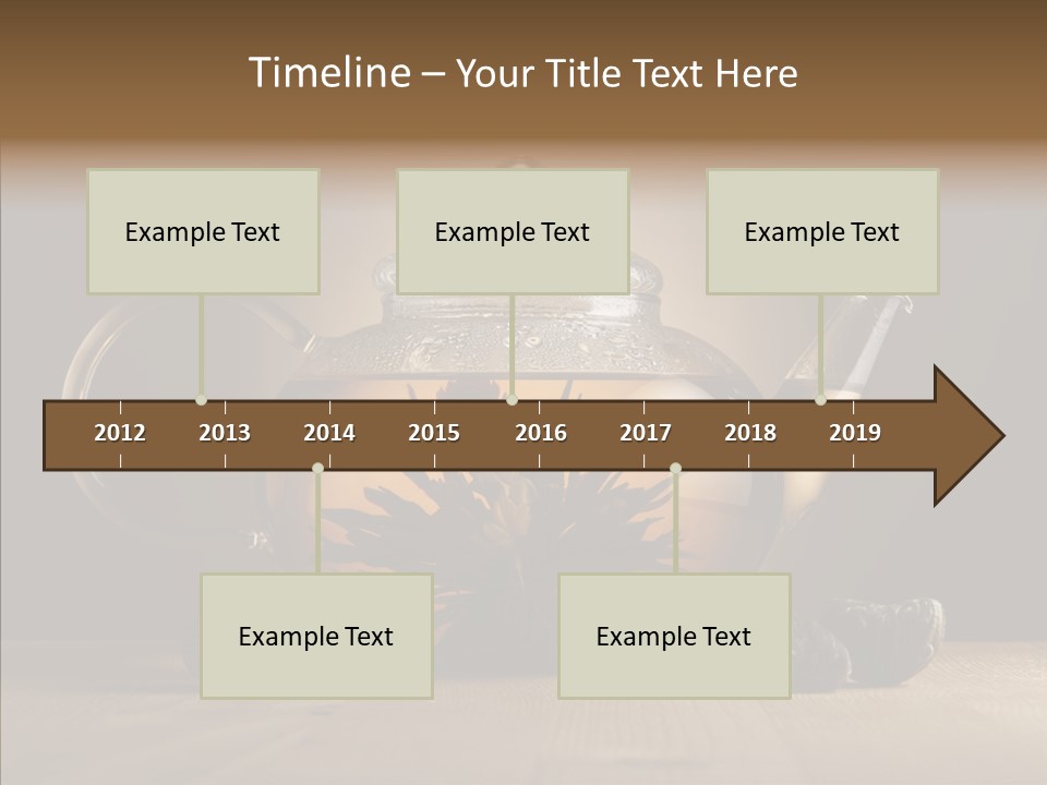 Pot Bush Lotus PowerPoint Template