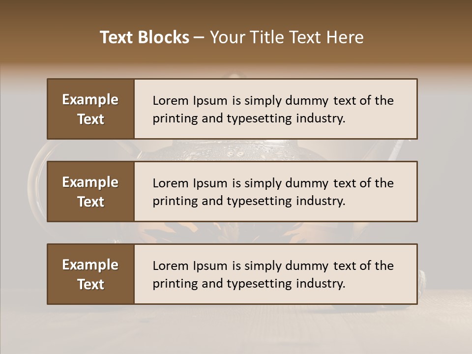 Pot Bush Lotus PowerPoint Template