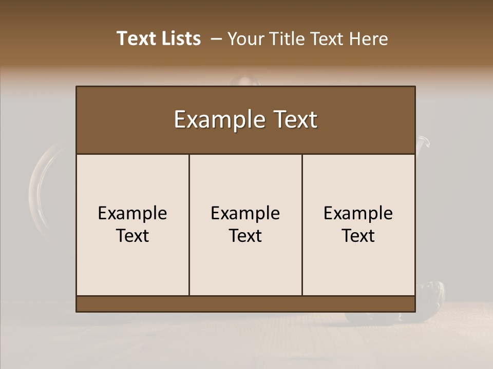 Pot Bush Lotus PowerPoint Template