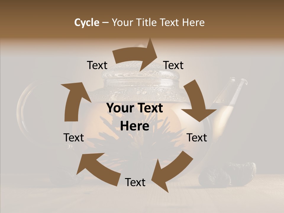 Pot Bush Lotus PowerPoint Template