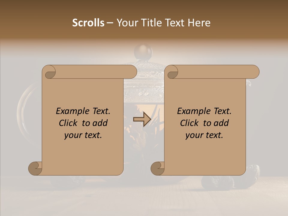 Pot Bush Lotus PowerPoint Template