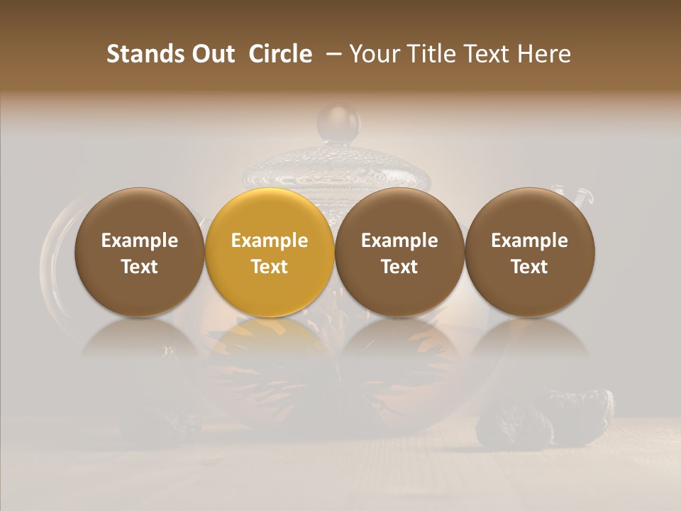 Pot Bush Lotus PowerPoint Template