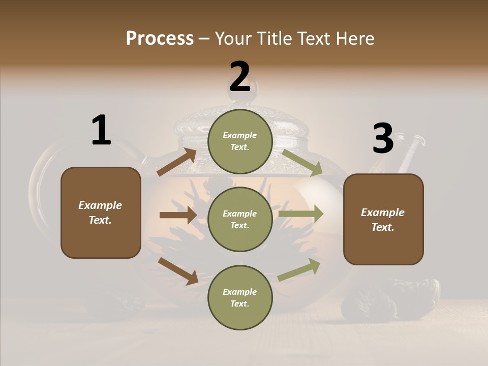 Pot Bush Lotus PowerPoint Template