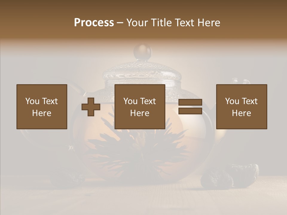 Pot Bush Lotus PowerPoint Template