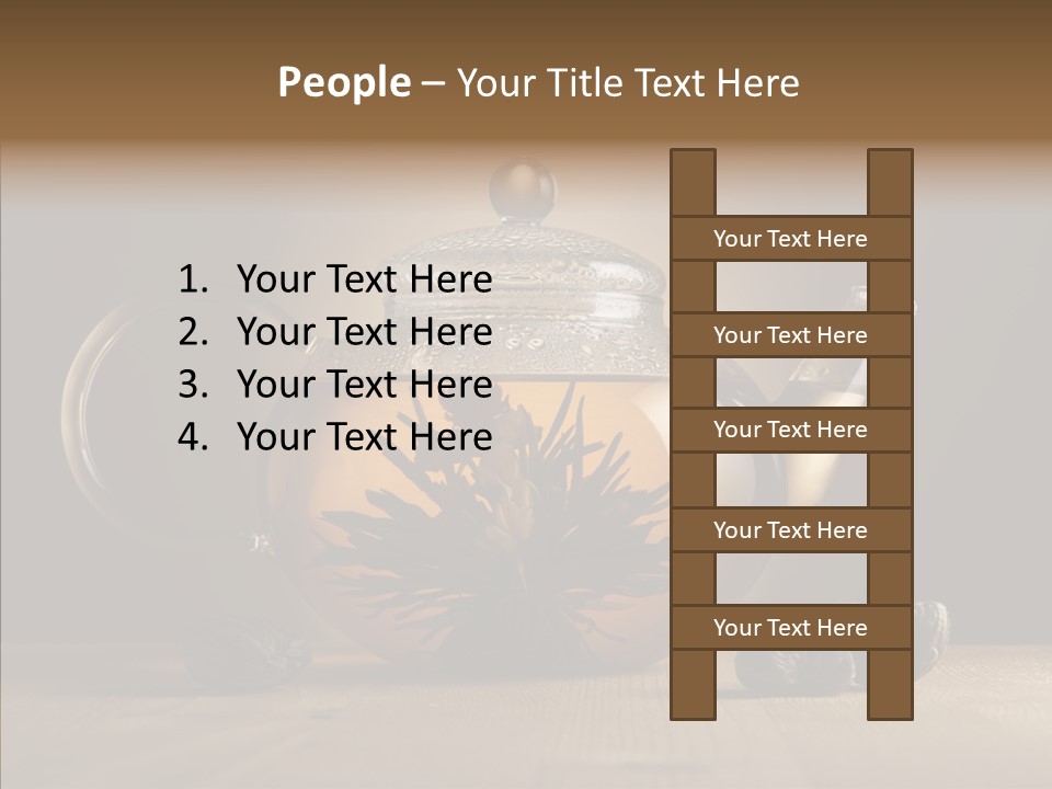 Pot Bush Lotus PowerPoint Template