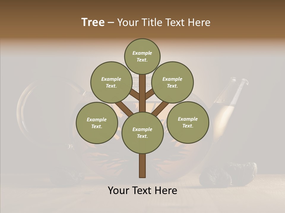 Pot Bush Lotus PowerPoint Template