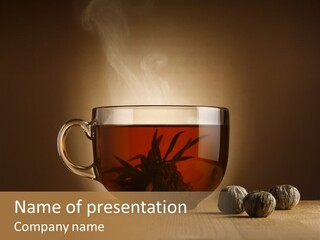 Bud Steam Heat PowerPoint Template