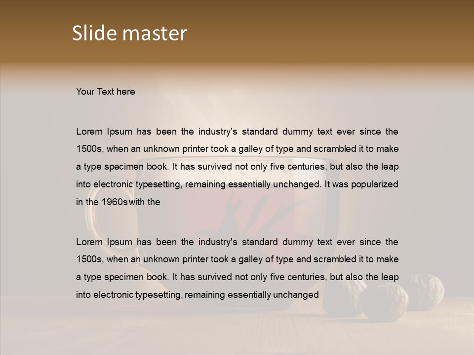 Bud Steam Heat PowerPoint Template