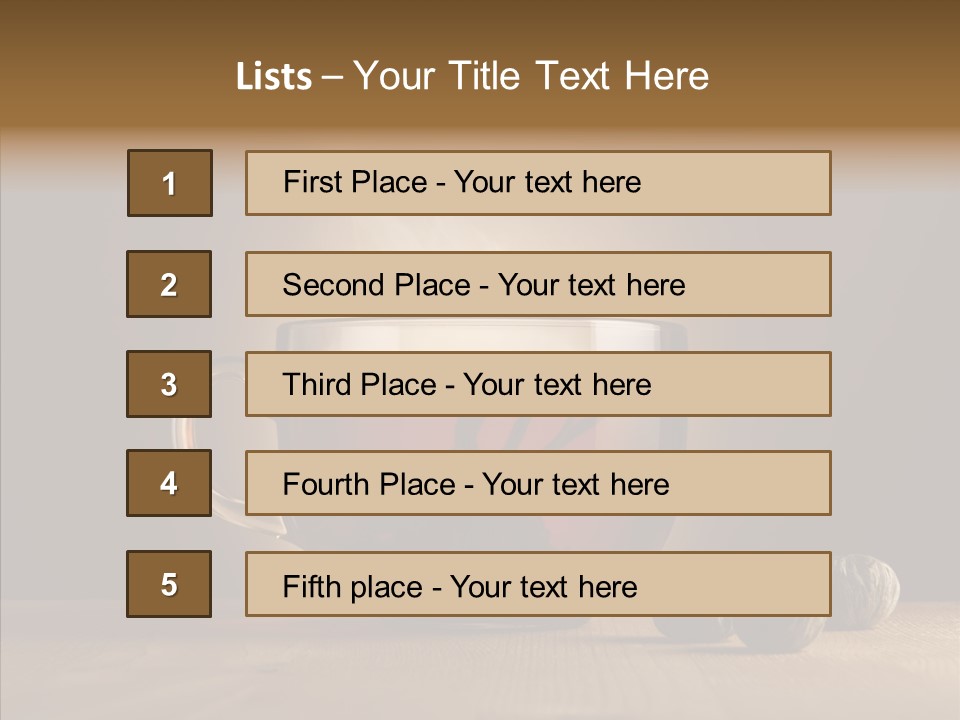Bud Steam Heat PowerPoint Template
