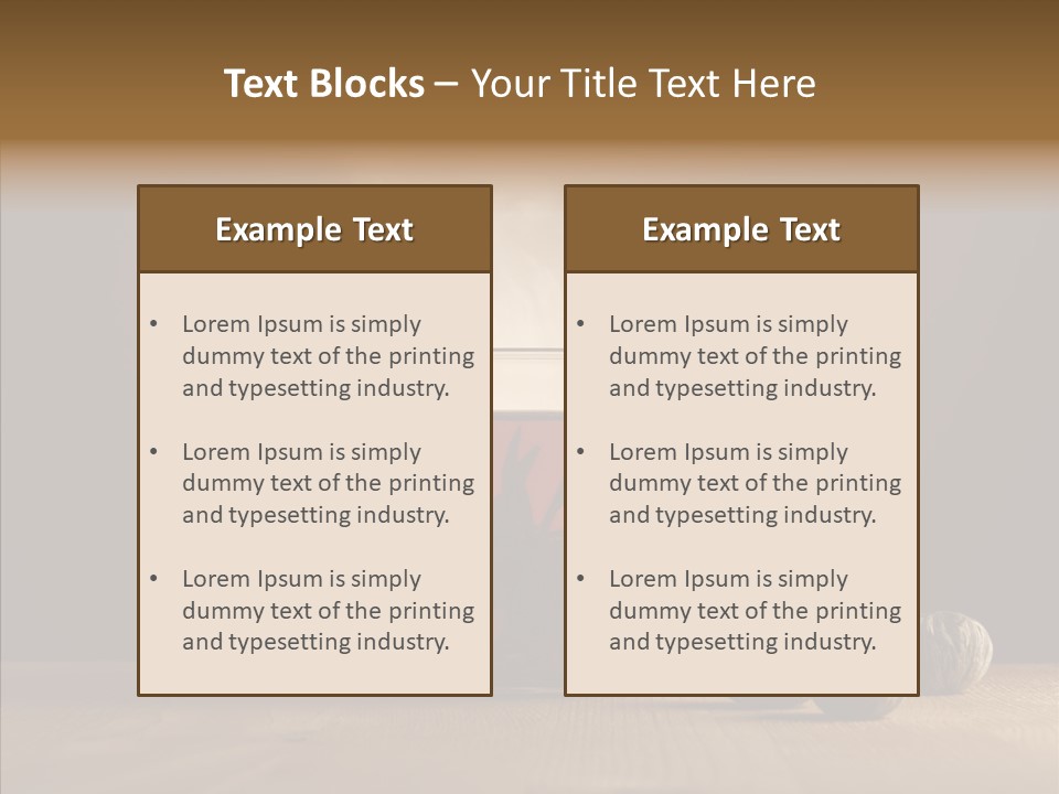 Bud Steam Heat PowerPoint Template