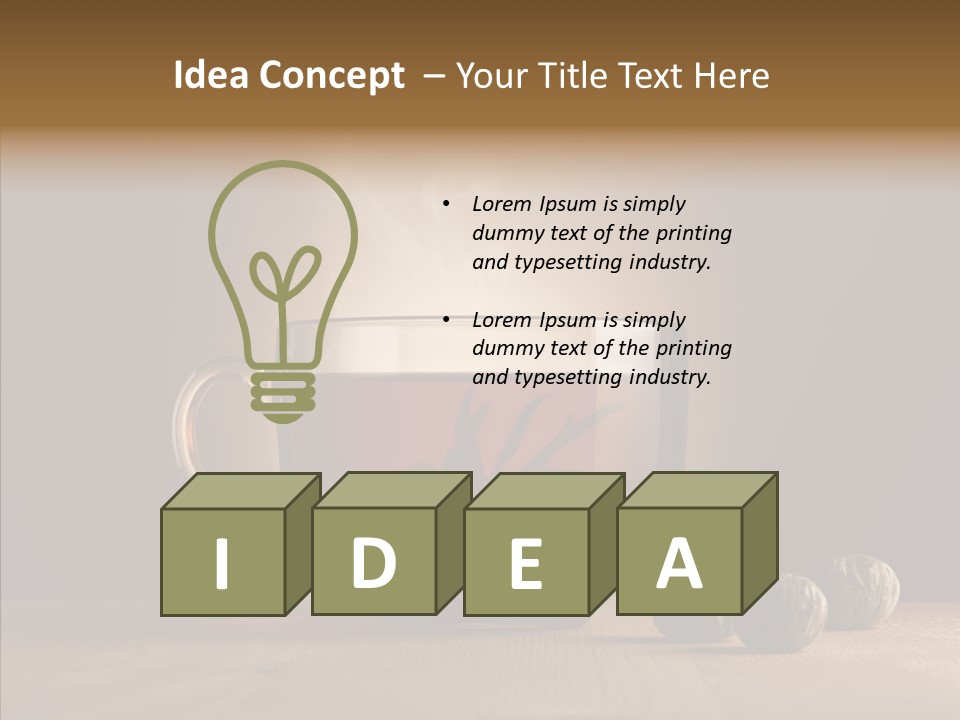 Bud Steam Heat PowerPoint Template