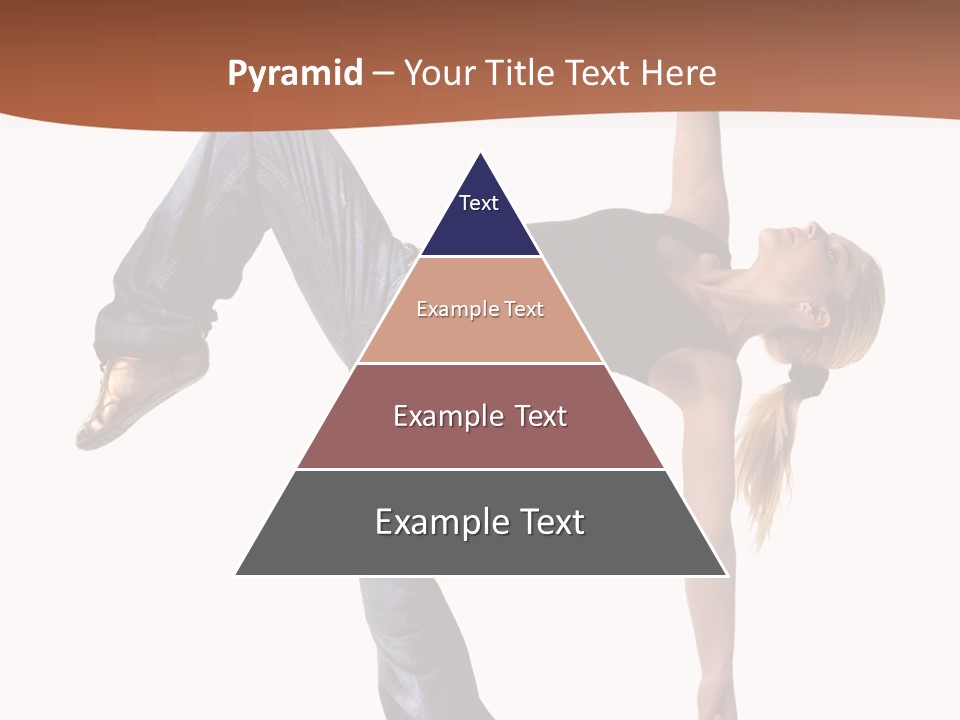 Breakdancing Ballerina Jeans PowerPoint Template