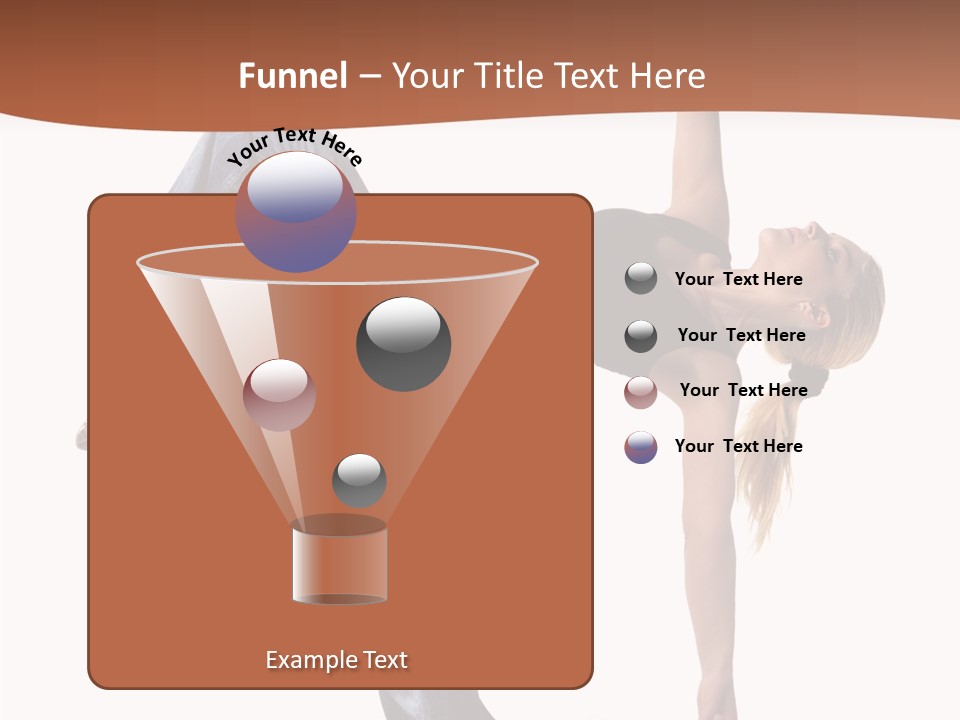 Breakdancing Ballerina Jeans PowerPoint Template